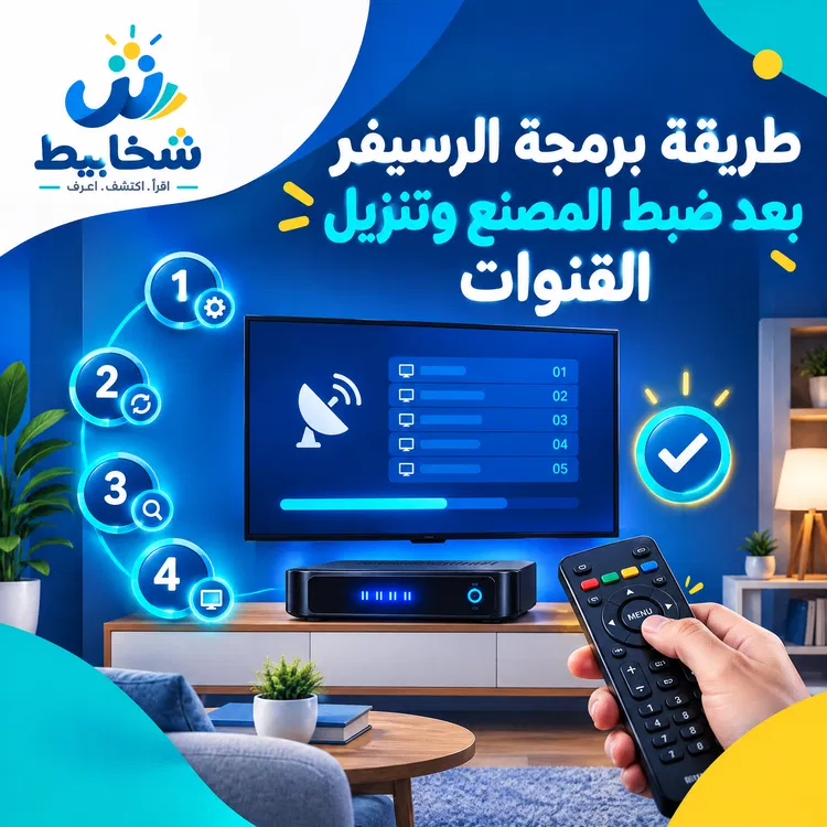 طريقة برمجة الرسيفر بعد ضبط المصنع وتنزيل القنوات