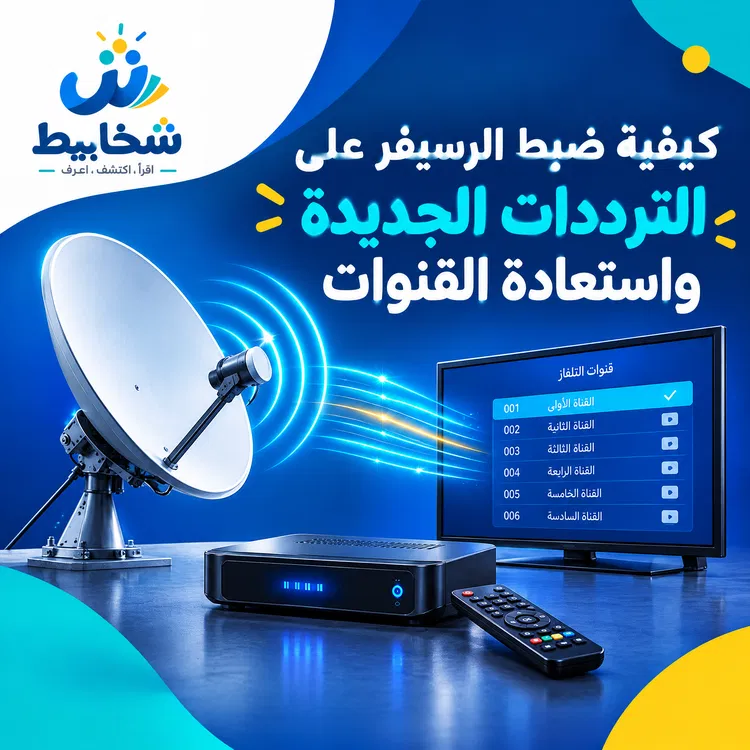 كيفية ضبط الرسيفر على الترددات الجديدة واستعادة القنوات المحذوفة